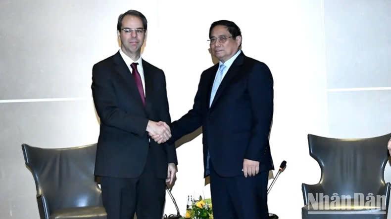 Thủ tướng Phạm Minh Chính tiếp các tập đoàn, doanh nghiệp lớn của Brazil