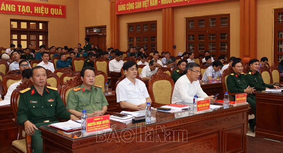 UBND huyện Lý Nhân triển khai nhiệm vụ quốc phòng, quân sự địa phương năm 2024