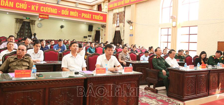 Thành phố Phủ Lý tổng kết công tác quốc phòng, quân sự địa phương năm 2024