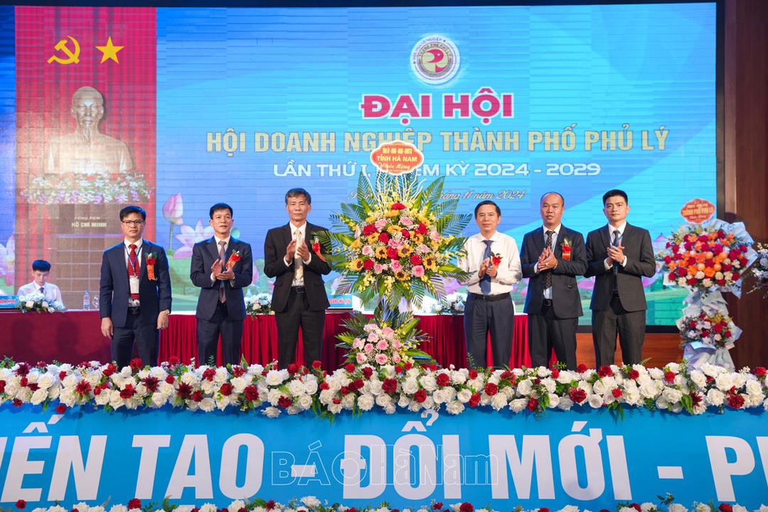 Đại hội Hội Doanh nghiệp thành phố Phủ Lý lần thứ I, nhiệm kỳ 2024 - 2029
