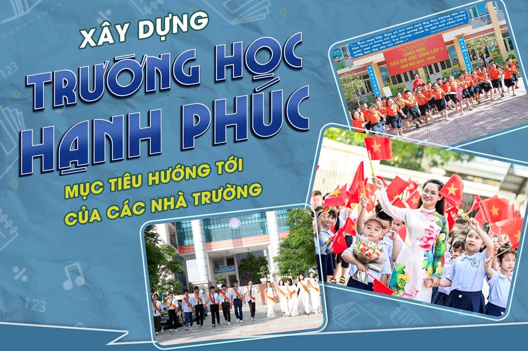 Xây dựng "Trường học hạnh phúc"- Mục tiêu hướng tới của các nhà trường