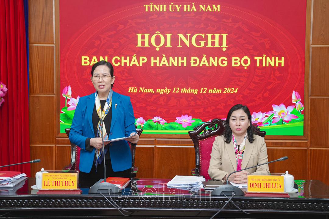 Hội nghị Ban Chấp hành Đảng bộ tỉnh cho ý kiến dự thảo Đề án sắp xếp tổ chức bộ máy của hệ thống chính trị tỉnh