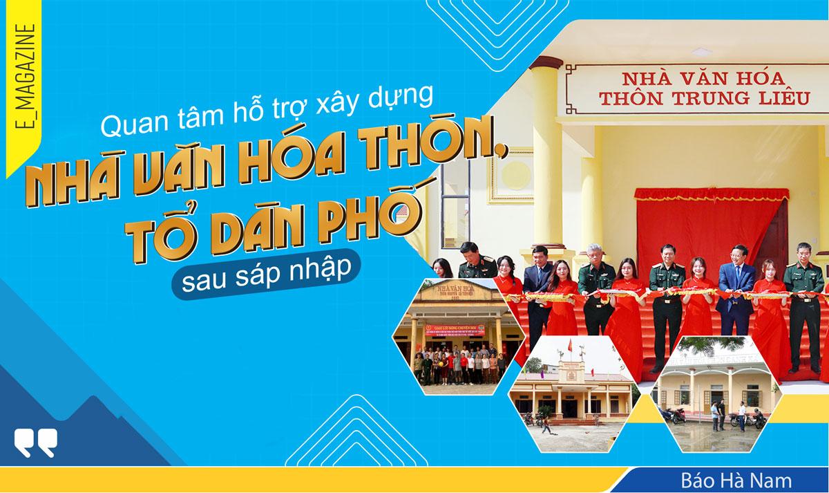 Quan tâm hỗ trợ xây dựng nhà văn hóa thôn, tổ dân phố sau sáp nhập