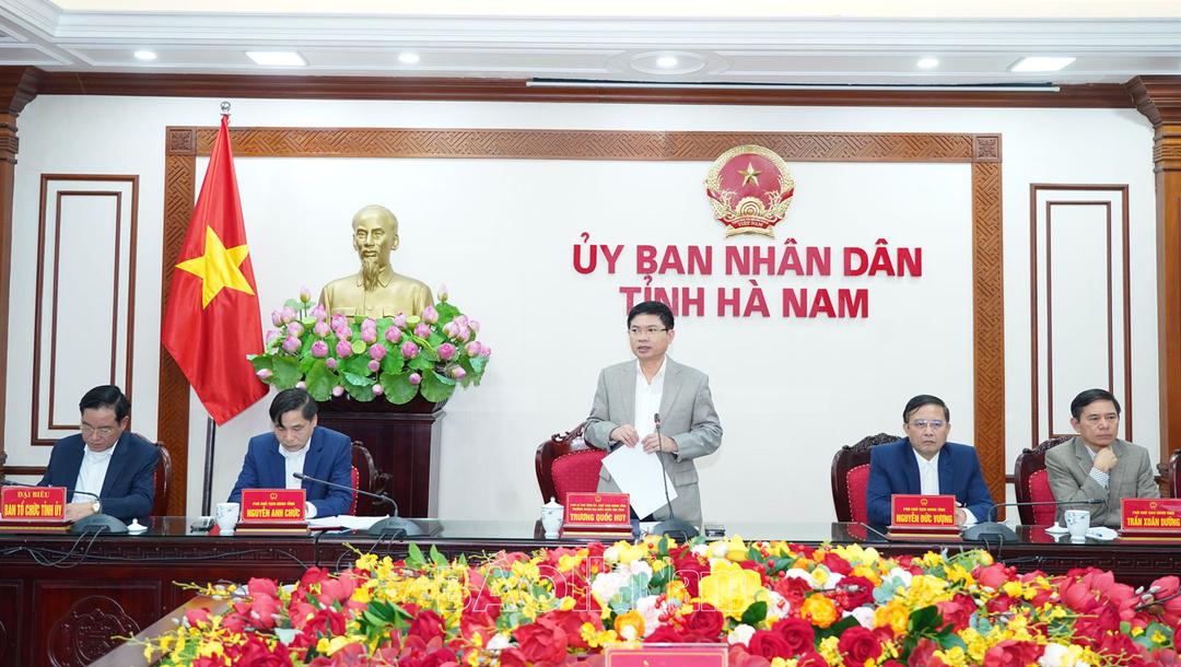 UBND tỉnh nghe báo cáo phương án sắp xếp các tổ chức hành chính, đơn vị sự nghiệp công lập khối chính quyền