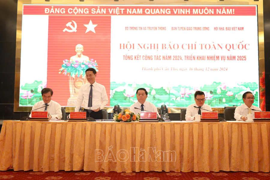 Tổ chức Hội nghị toàn quốc tổng kết công tác báo chí năm 2024