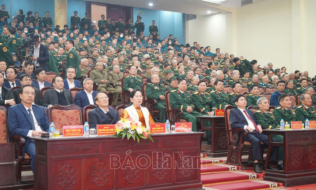 Long trọng tổ chức gặp mặt kỷ niệm 80 năm Ngày thành lập Quân đội nhân dân Việt Nam và 35 năm Ngày hội Quốc phòng toàn dân