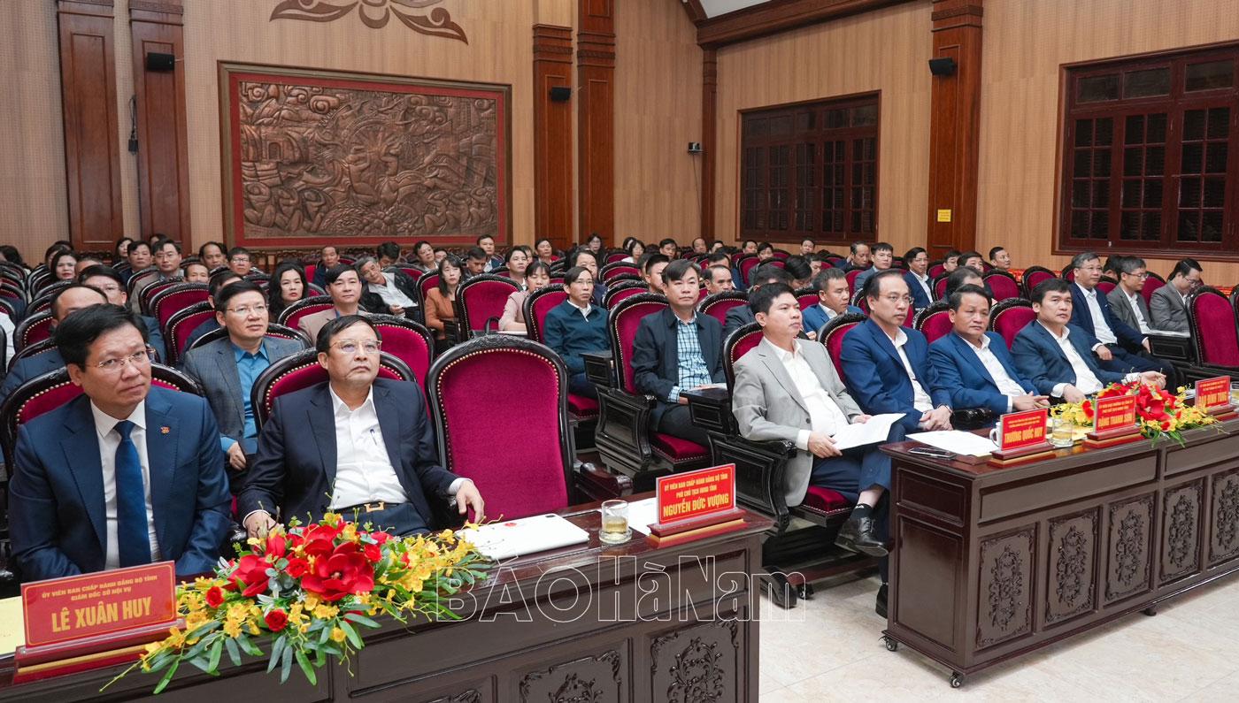 Công bố Nghị quyết của Ủy ban Thường vụ Quốc hội về sắp xếp đơn vị hành chính cấp huyện, cấp xã tỉnh Hà Nam giai đoạn 2023 - 2025