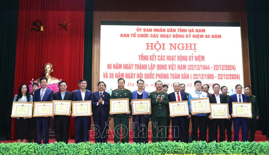 Tổng kết các hoạt động kỷ niệm 80 năm Ngày thành lập Quân đội nhân dân Việt Nam và 35 năm Ngày hội Quốc phòng toàn dân