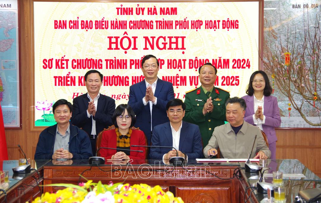 Ban chỉ đạo điều hành chương trình phối hợp hoạt động triển khai nhiệm vụ năm 2025