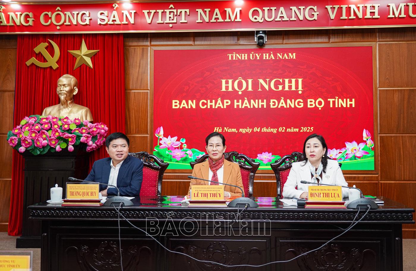 Tỉnh ủy thông báo nhanh kết quả Hội nghị Ban Chấp hành Trung ương Đảng khóa XIII