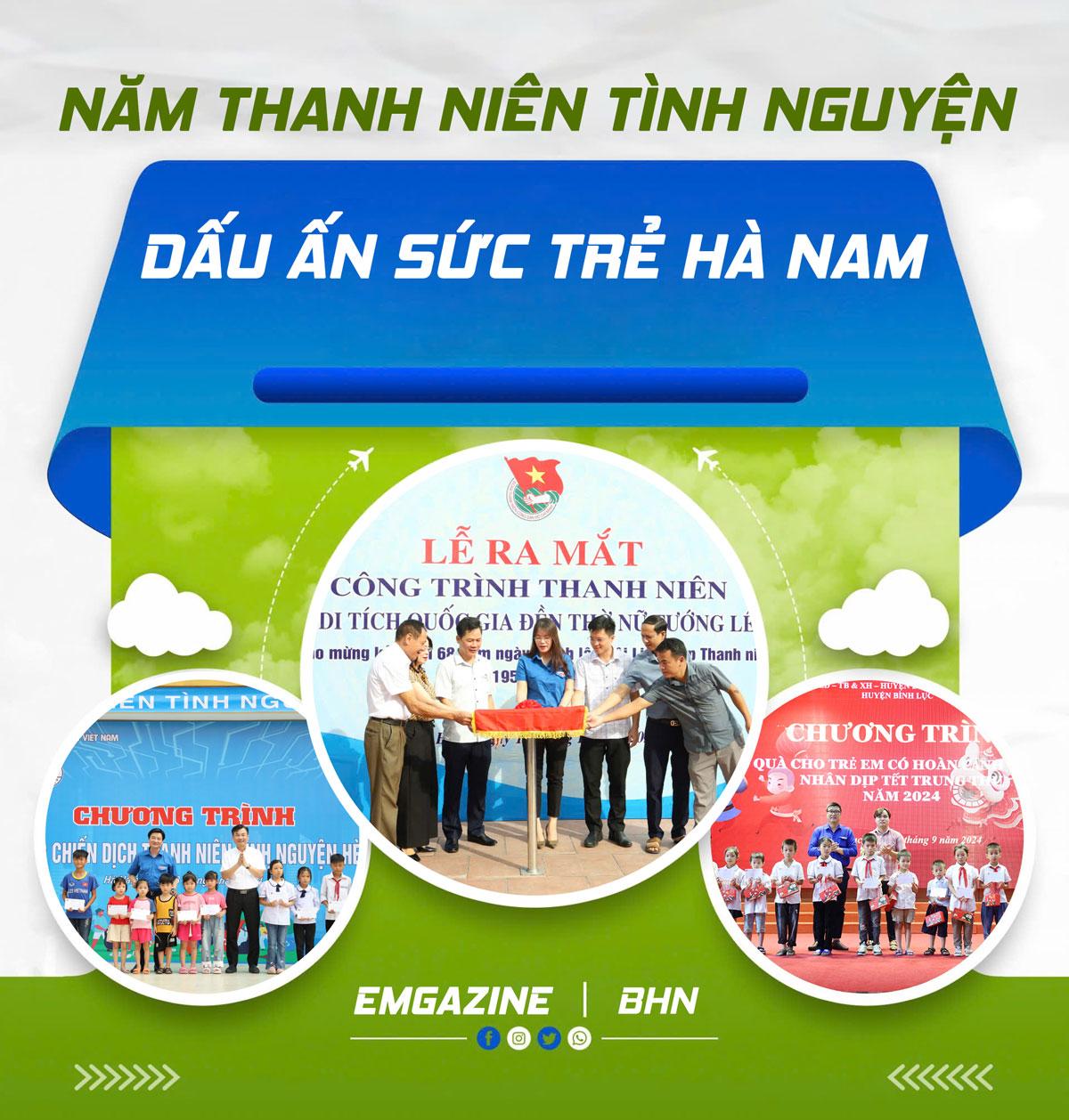 Năm Thanh niên tình nguyện - Dấu ấn sức trẻ Hà Nam