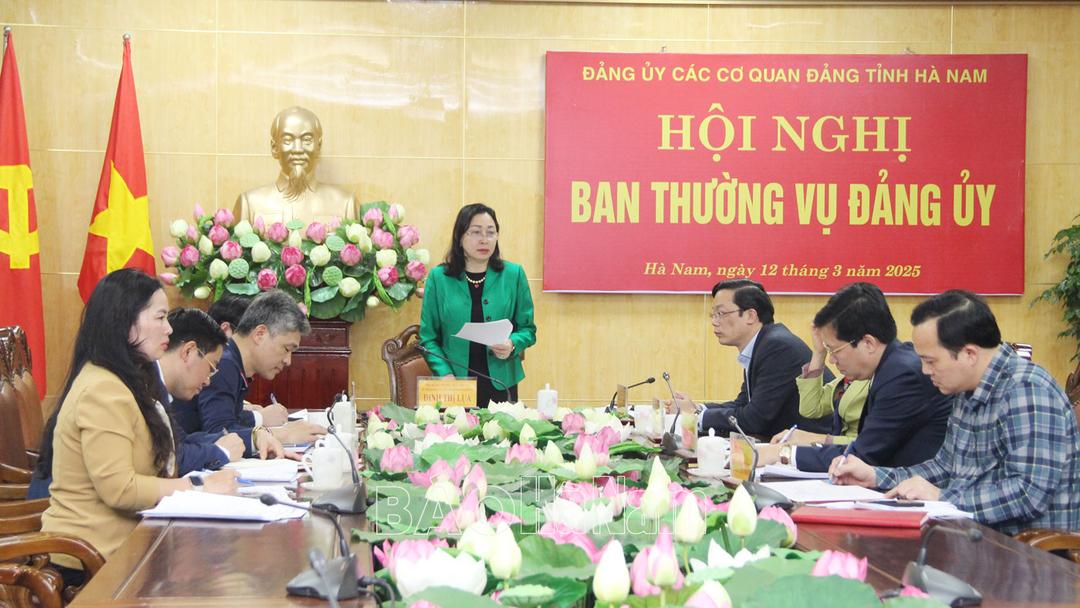 BTV Đảng ủy các cơ quan Đảng tỉnh cho ý kiến các nội dung về Đại hội Đảng bộ các cơ quan Đảng tỉnh lần thứ I