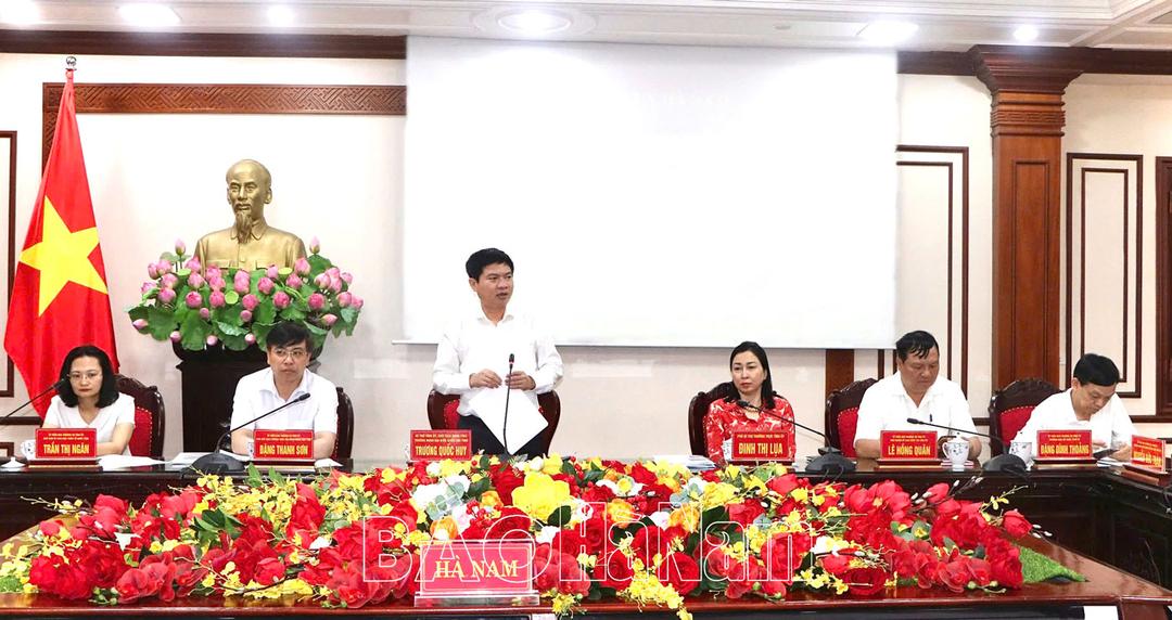 Ban Chấp hành Đảng bộ tỉnh cho ý kiến về phương án sắp xếp đơn vị hành chính cấp xã