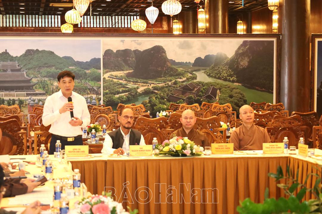 Ấn Độ cử đoàn tiền trạm khảo sát nơi tôn trí xá lợi Đức Phật tại Hà Nam