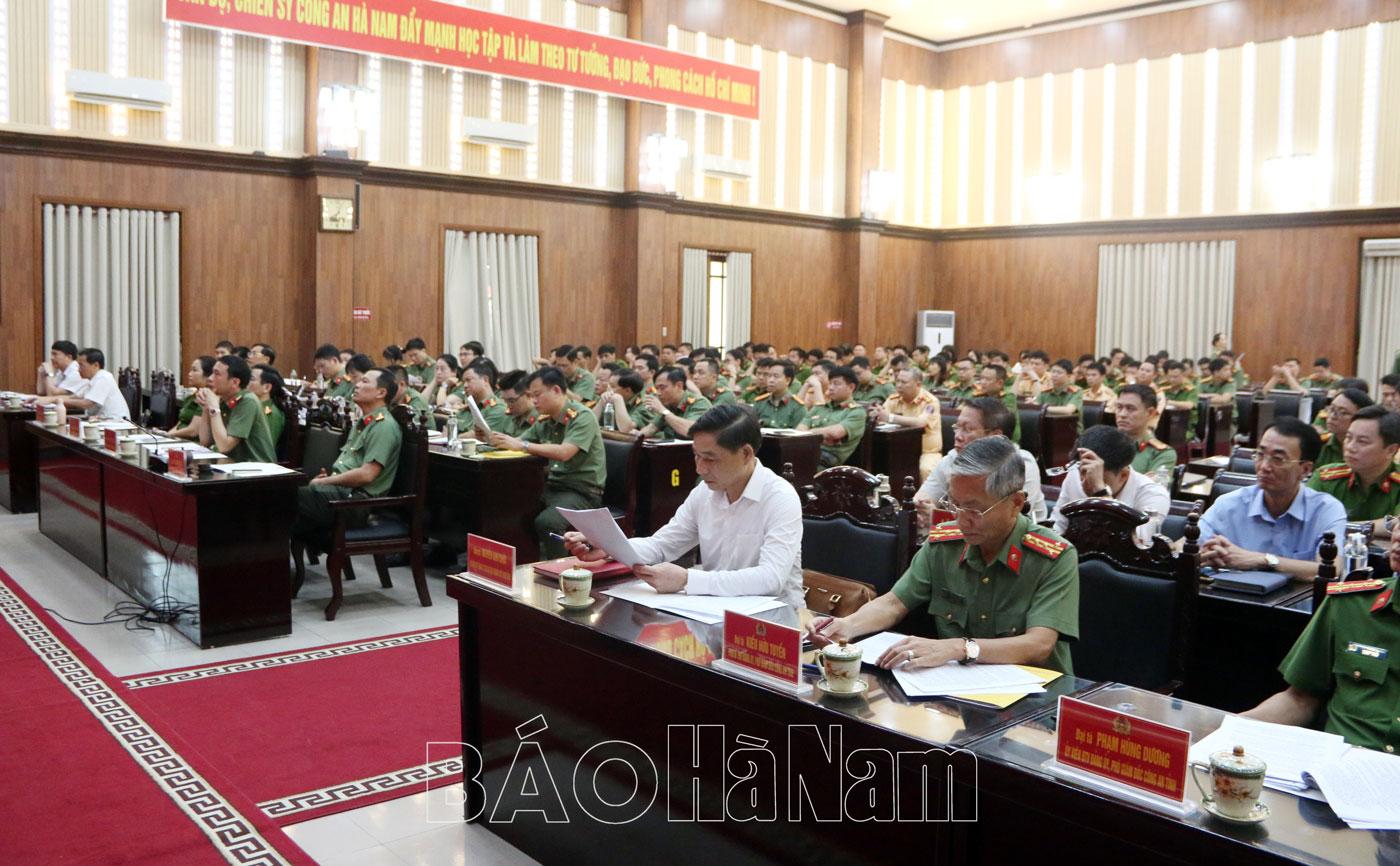 Triển khai phương án bảo đảm ANTT lễ cung rước, tôn trí, chiêm bái xá lợi Đức Phật tại chùa Tam Chúc