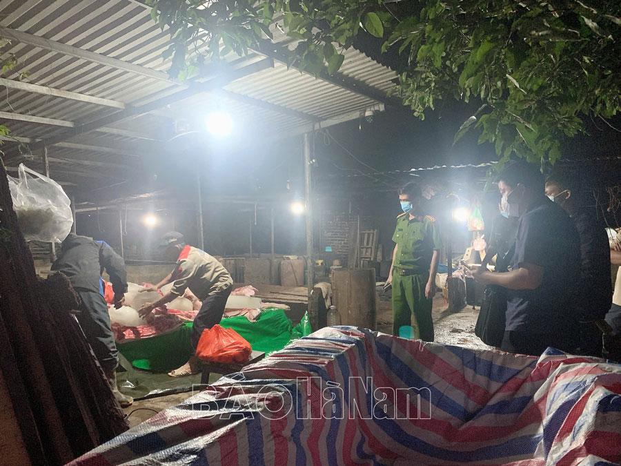 Tiêu huỷ gần 3 tấn thịt lợn dương tính với virus dịch tả lợn châu Phi