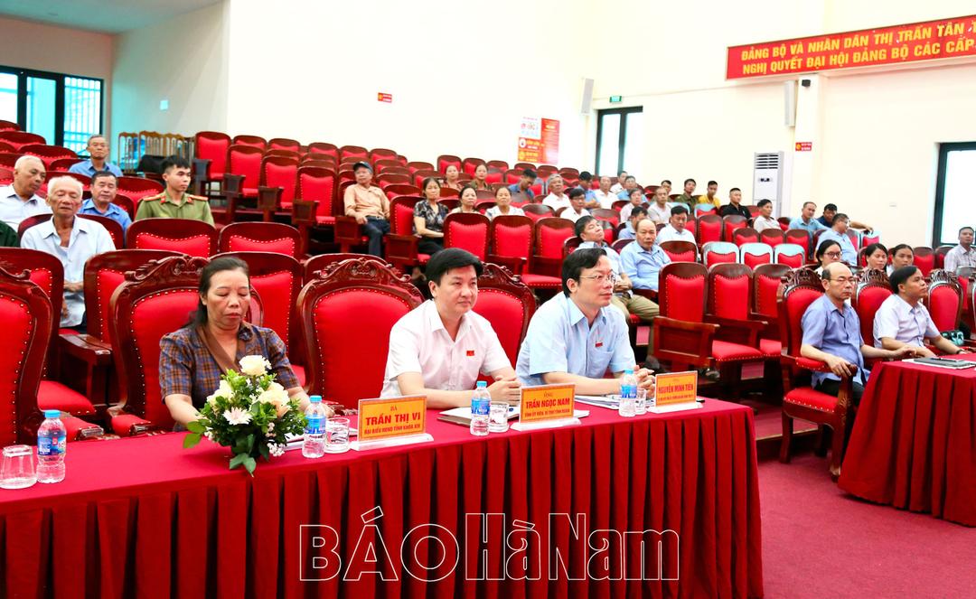 Đại biểu HĐND tỉnh tiếp tục chương trình tiếp xúc cử tri trước Kỳ họp thường lệ giữa năm 2025