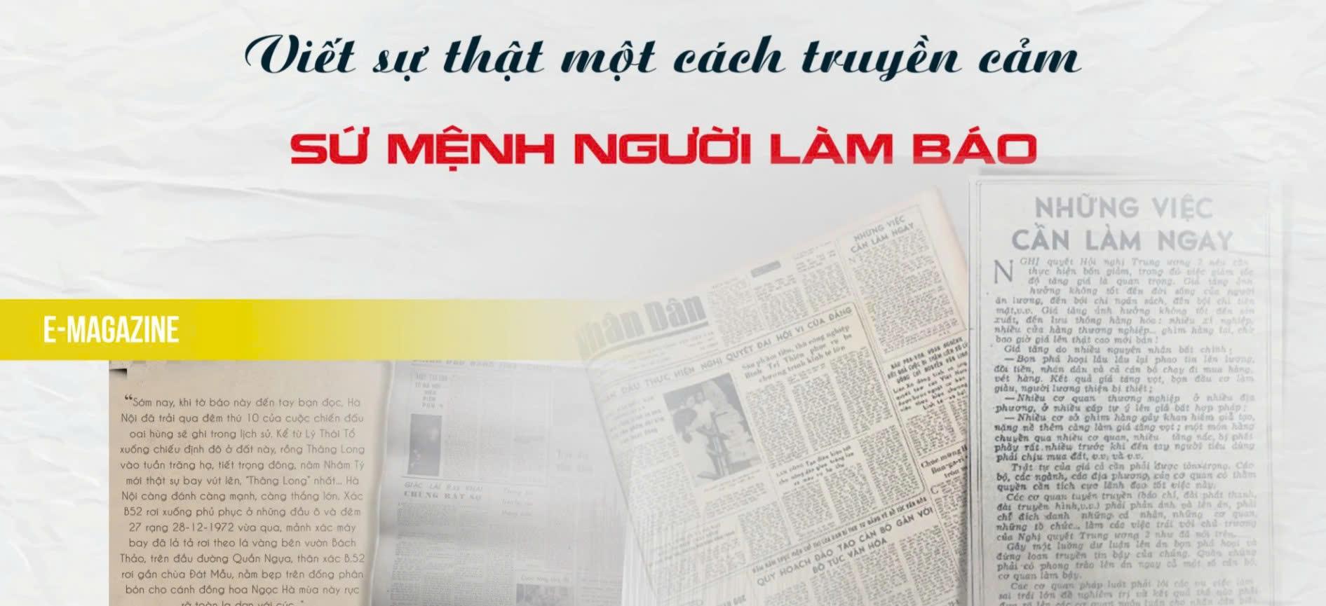 Viết sự thật một cách truyền cảm - sứ mệnh người làm báo