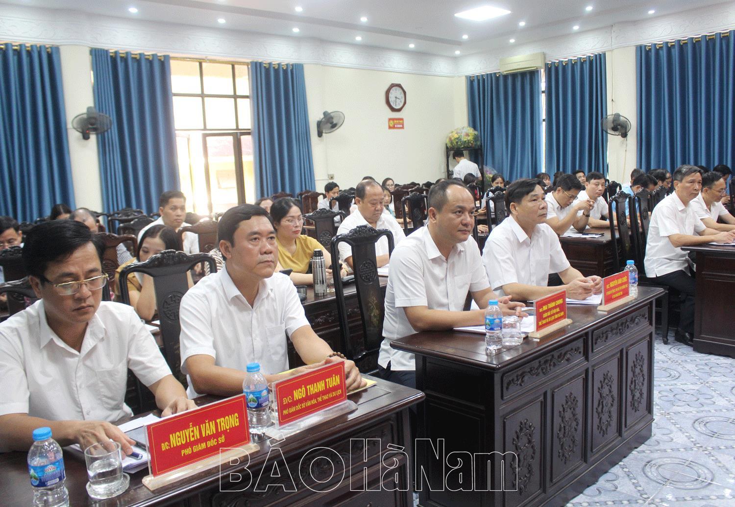 Sở Văn hóa, Thể thao và Du lịch sơ kết công tác 6 tháng đầu năm