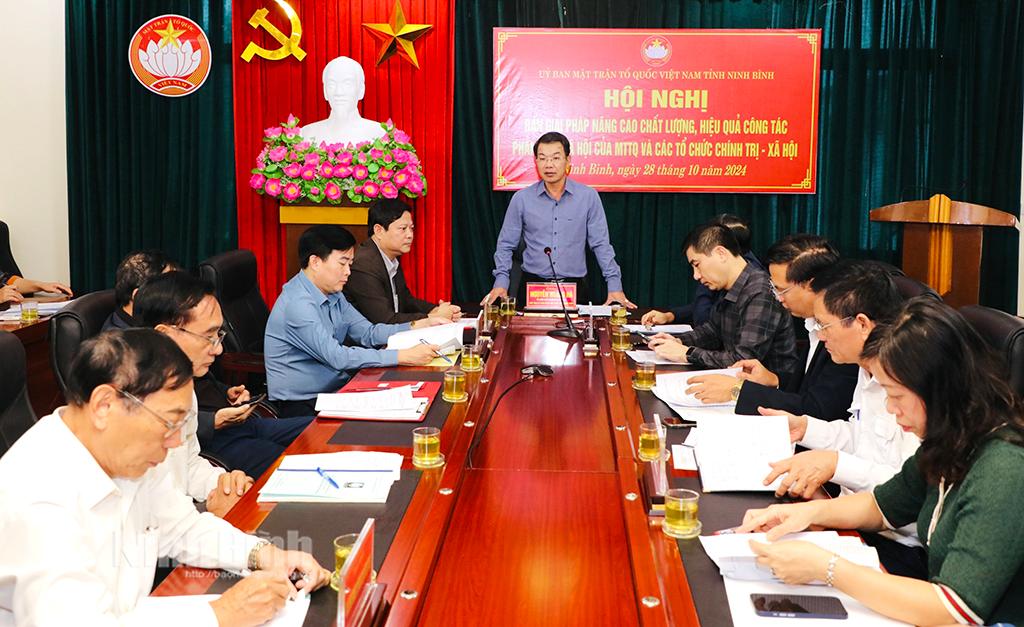 Quang cảnh hội nghị.