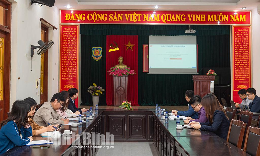 Quang cảnh hội nghị tập huấn.