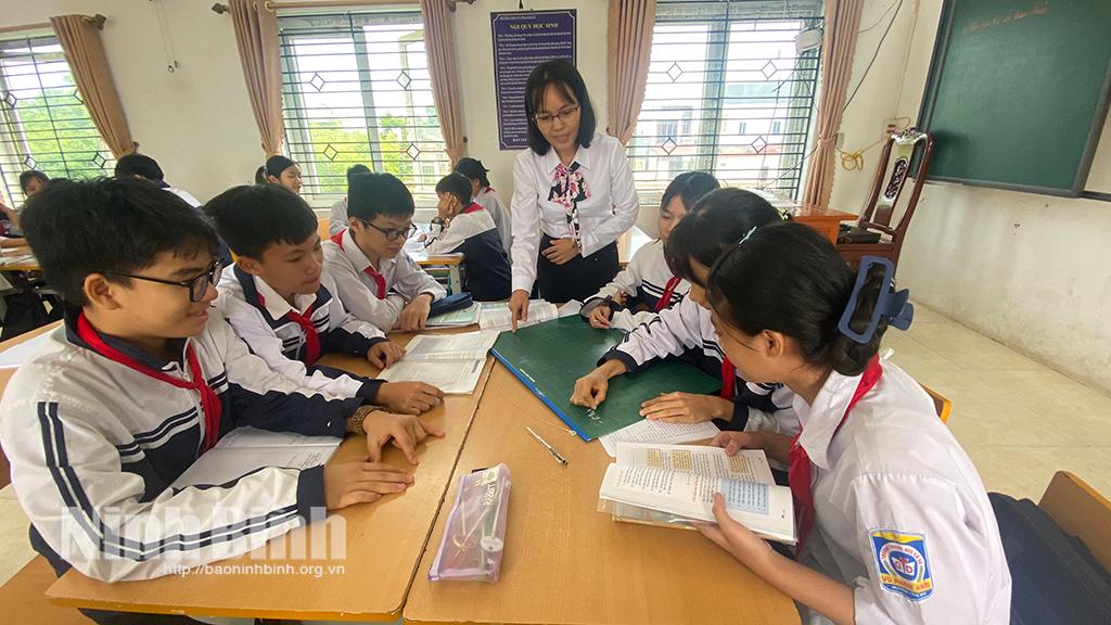 Đổi mới hình thức dạy học giúp học sinh chủ động tiếp thu kiến thức tại Trường THCS Vũ Phạm Khải (Yên Mô).