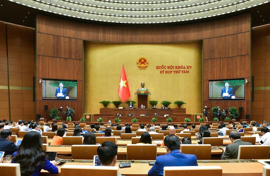 Quang cảnh Kỳ họp thứ 8, Quốc hội khoá XV.