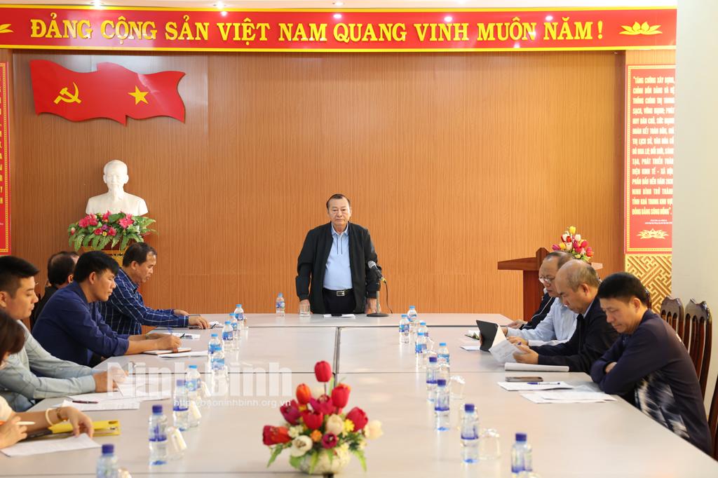 Các thành viên Ban tổ chức dự hội nghị.