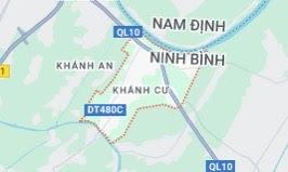 Bản đồ xã Khánh Cư (Yên Khánh). Ảnh minh hoạ