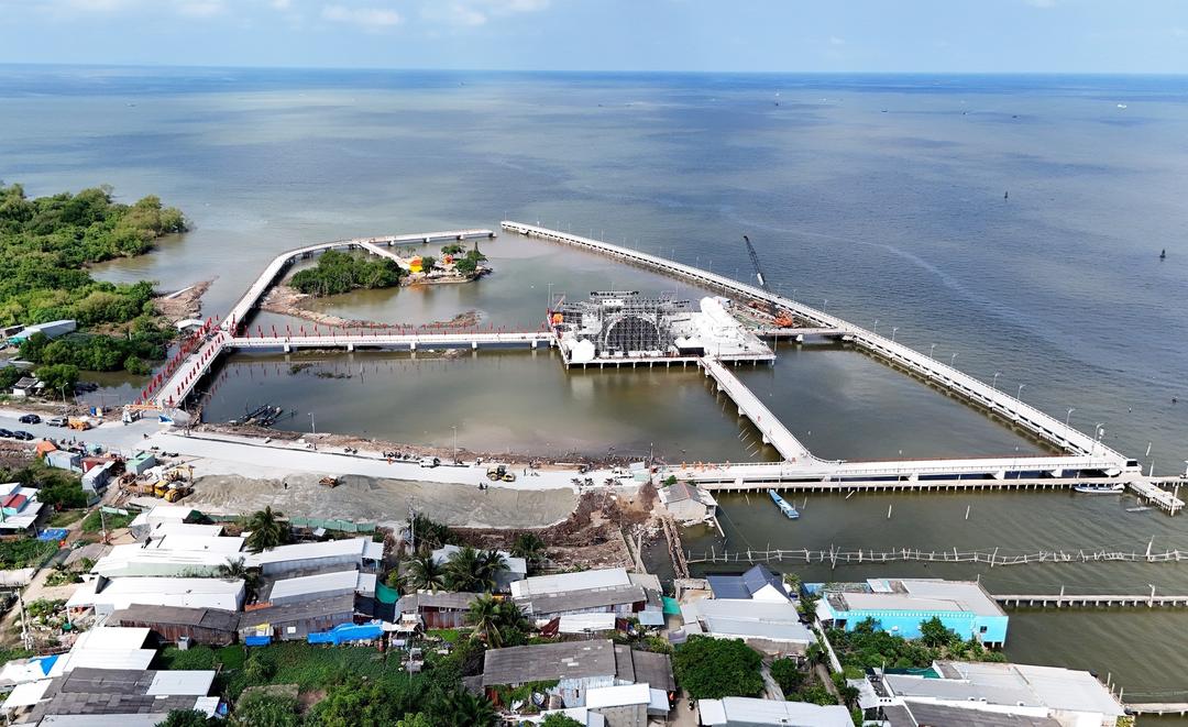 Bến sông Ông Ðốc 70 năm sau ngày tập kết.