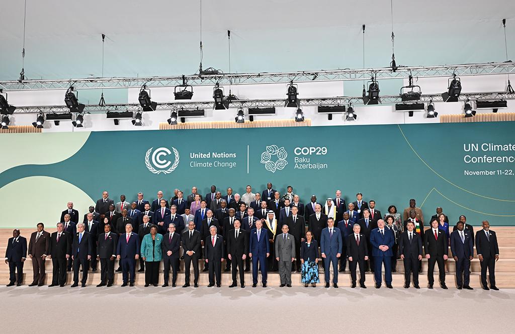 Các bên tham gia Công ước khung của Liên hợp quốc (LHQ) về biến đổi khí hậu (COP29) tại Baku (Azerbaijan).