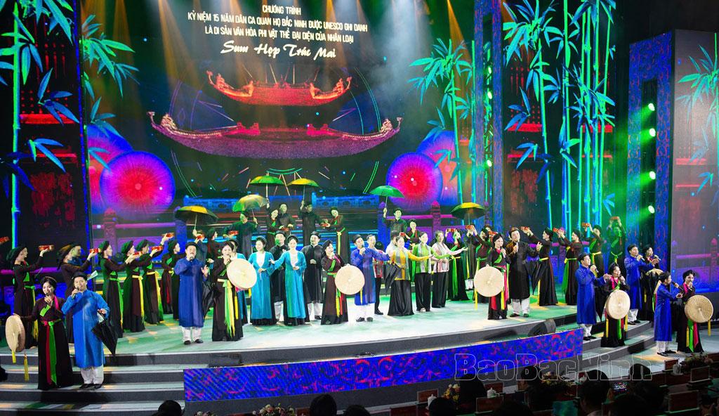 "Dân ca Quan họ Bắc Ninh mời nước mời trầu".