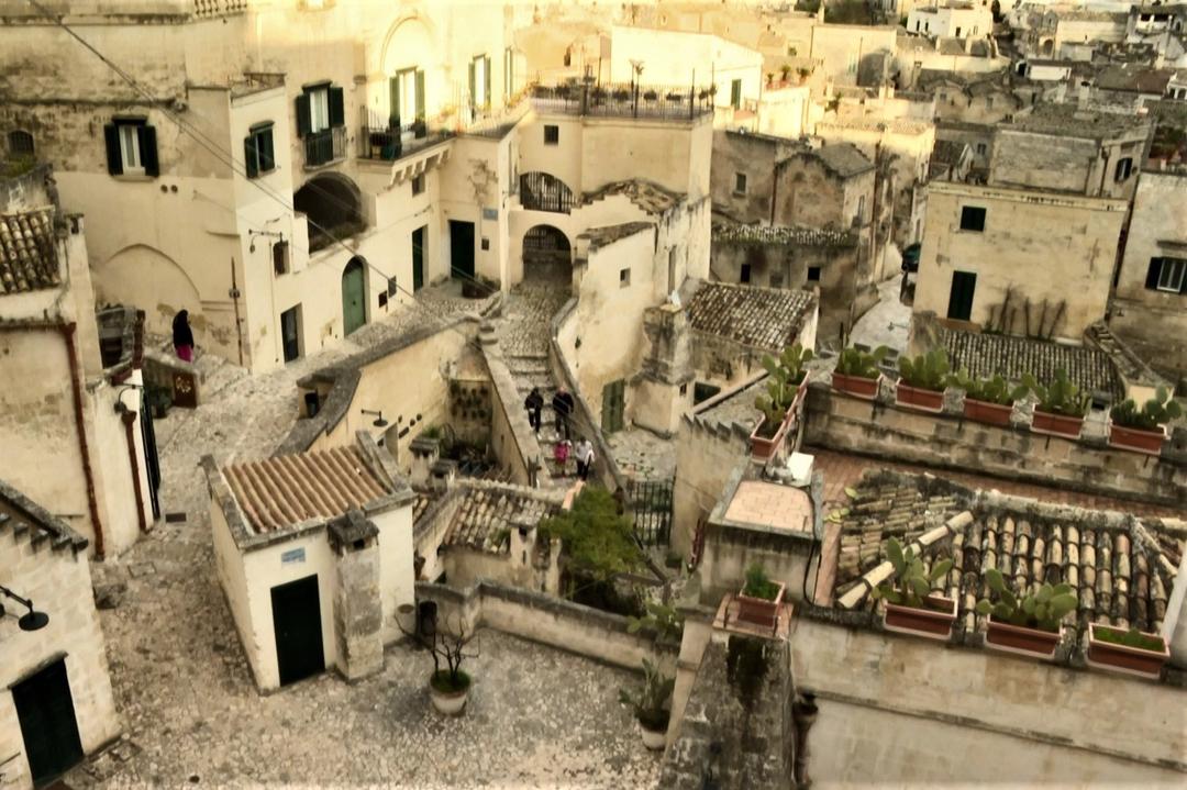 Khu thành cổ Matera.