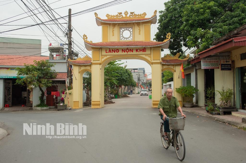 Diện mạo xã Yên Từ ngày càng khang trang, sạch đẹp với nhiều nét văn hóa độc đáo. Ảnh Ngọc Linh