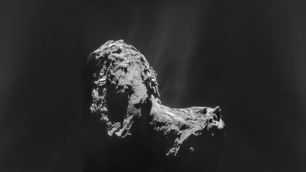 Hình ảnh sao chổi 67P được chụp bởi cơ quan Hàng không châu âu Rosetta mission. (Nguồn ảnh: ESA/Rosetta/NAVCAM)