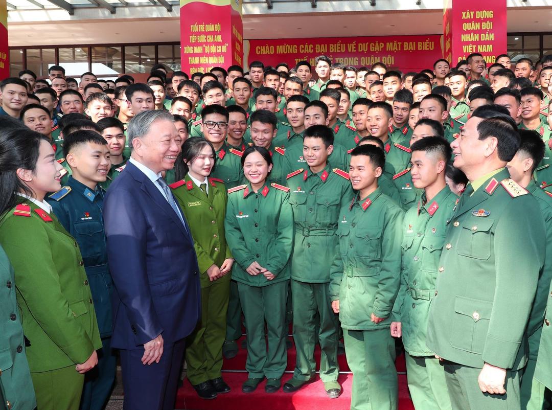 Tổng Bí thư Tô Lâm và các đại biểu.