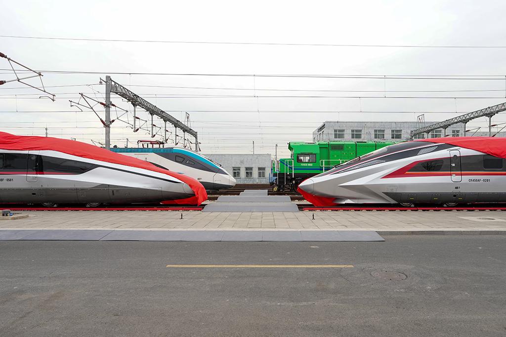 Tàu cao tốc CR450 tại Bắc Kinh, Trung Quốc ngaày 29/12/2024.