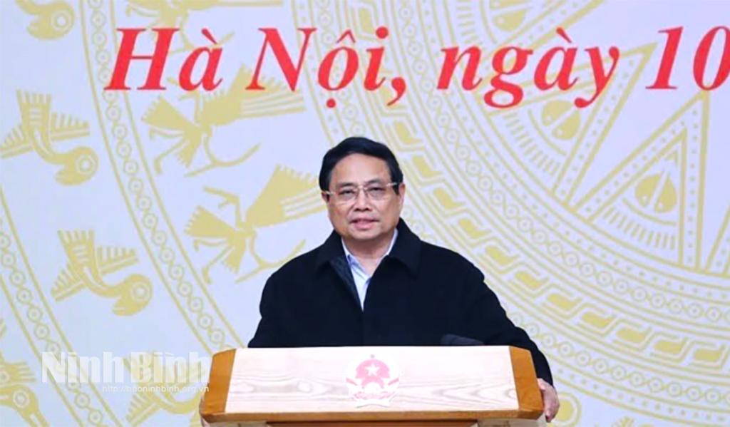 Thủ tướng Chính phủ Phạm Minh Chính phát biểu tại Phiên họp.
