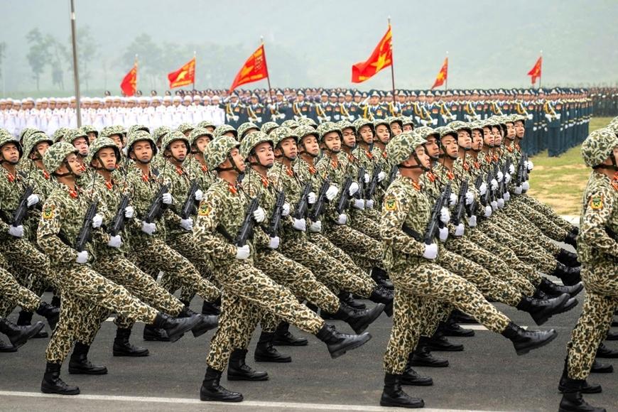 Lực lượng diễu binh, diễu hành sẵn sàng cho nhiệm vụ quan trọng. Ảnh: Qdnd.vn