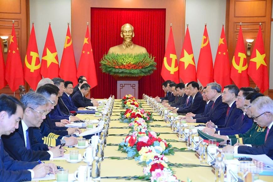 Tổng Bí thư Tô Lâm hội đàm với Tổng Bí thư, Chủ tịch Trung Quốc Tập Cận Bình