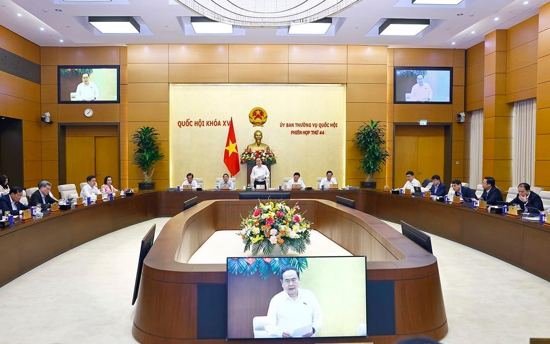 Chủ tịch Quốc hội Trần Thanh Mẫn phát biểu khai mạc.