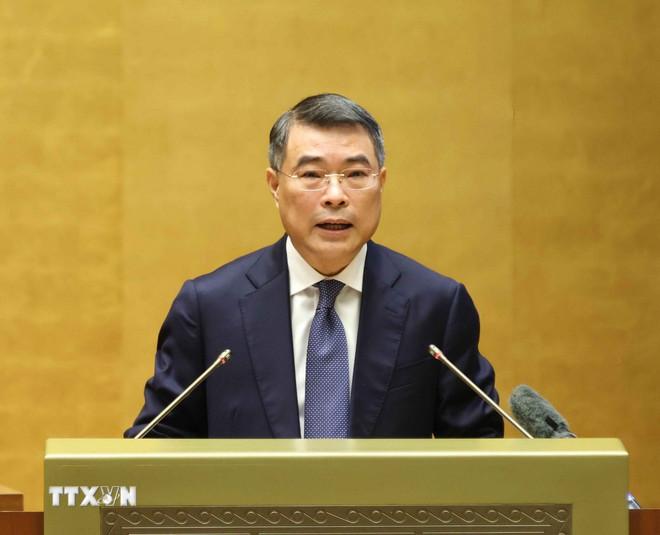 Đồng chí Lê Minh Hưng, Ủy viên Bộ Chính trị, Bí thư Trung ương Đảng, Trưởng Ban Tổ chức Trung ương trình bày chuyên đề tại hội nghị. (Ảnh: TTXVN)