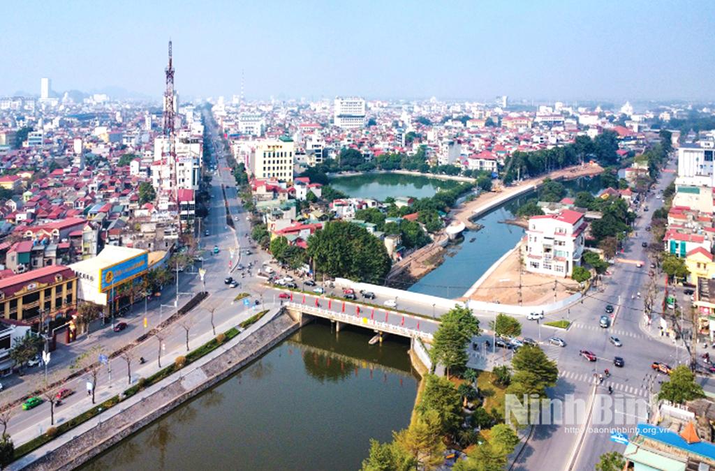 Một góc thành phố Hoa Lư hôm nay.