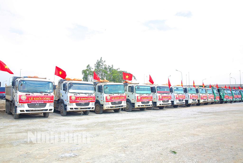 Khởi công Dự án Đầu tư xây dựng tuyến đường bộ cao tốc Ninh Bình - Hải Phòng, đoạn qua tỉnh Ninh Bình.