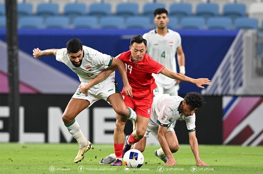 Đội tuyển U23 Việt Nam lọt vào tứ kết tại giải U23 châu Á 2024 và dừng bước sau khi để thua U23 Iraq với tỷ số 0-1. (Nguồn: VFF)