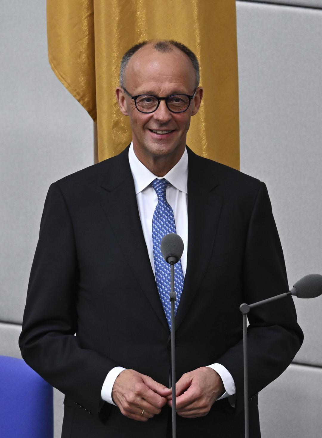 Tân Thủ tướng Đức Friedrich Merz tuyên thệ nhậm chức tại Quốc hội Liên bang ngày 6/5/2025. Ảnh: TTXVN