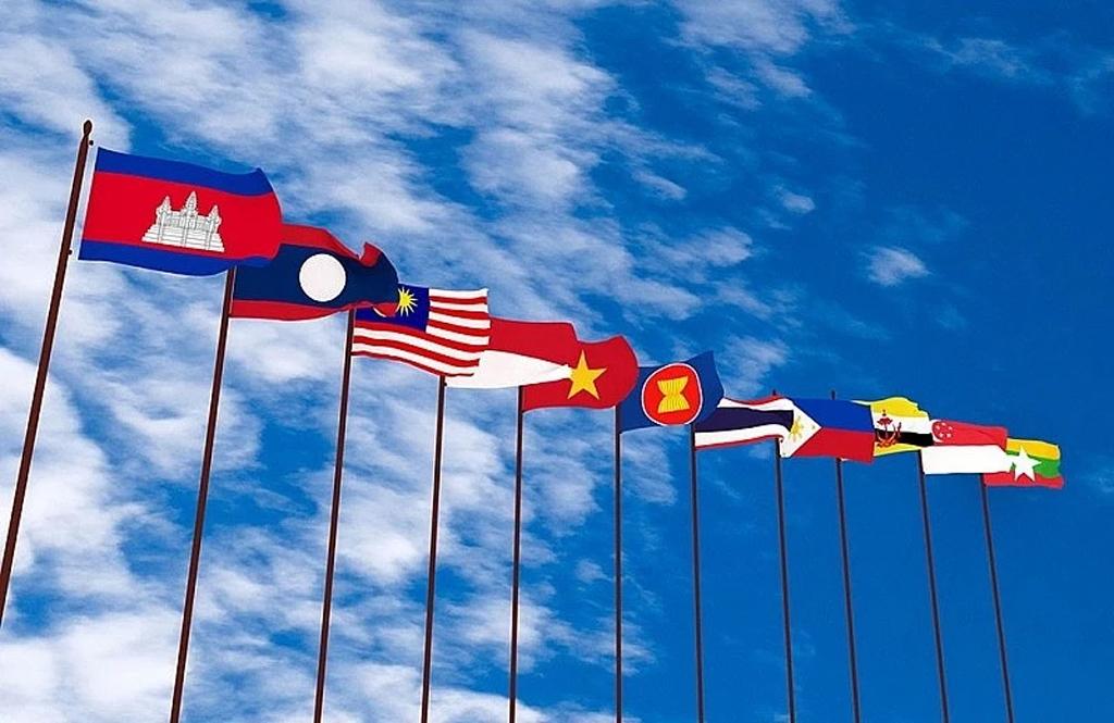 Quốc kì các nước ASEAN.