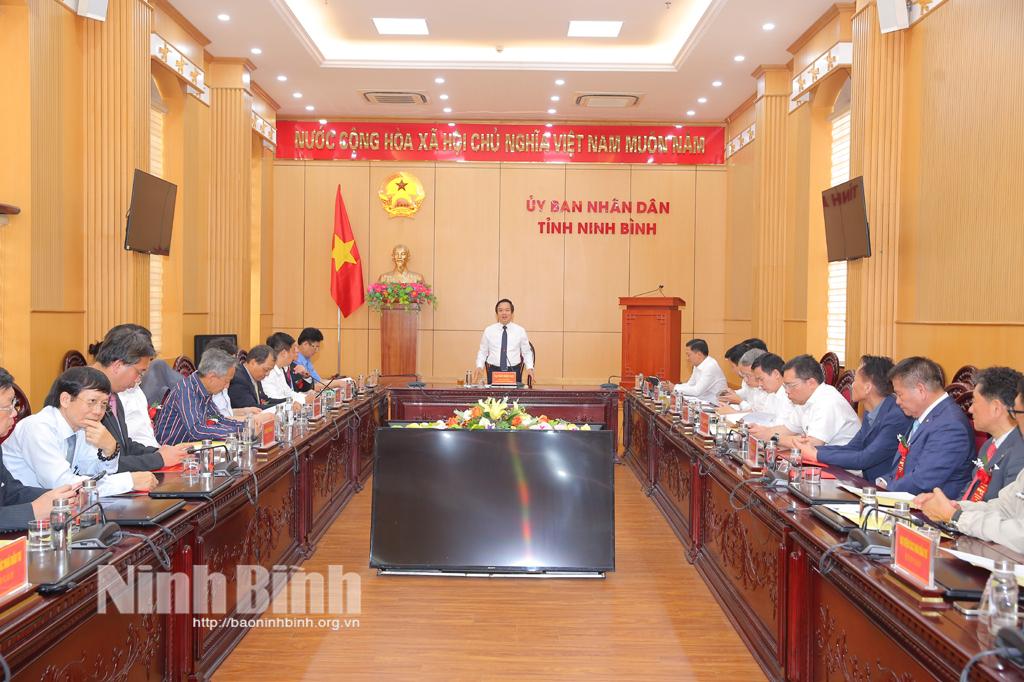 Quang cảnh buổi đón tiếp.