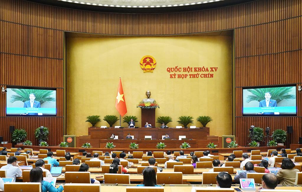 Toàn cảnh phiên họp. Ảnh: Quochoi.vn