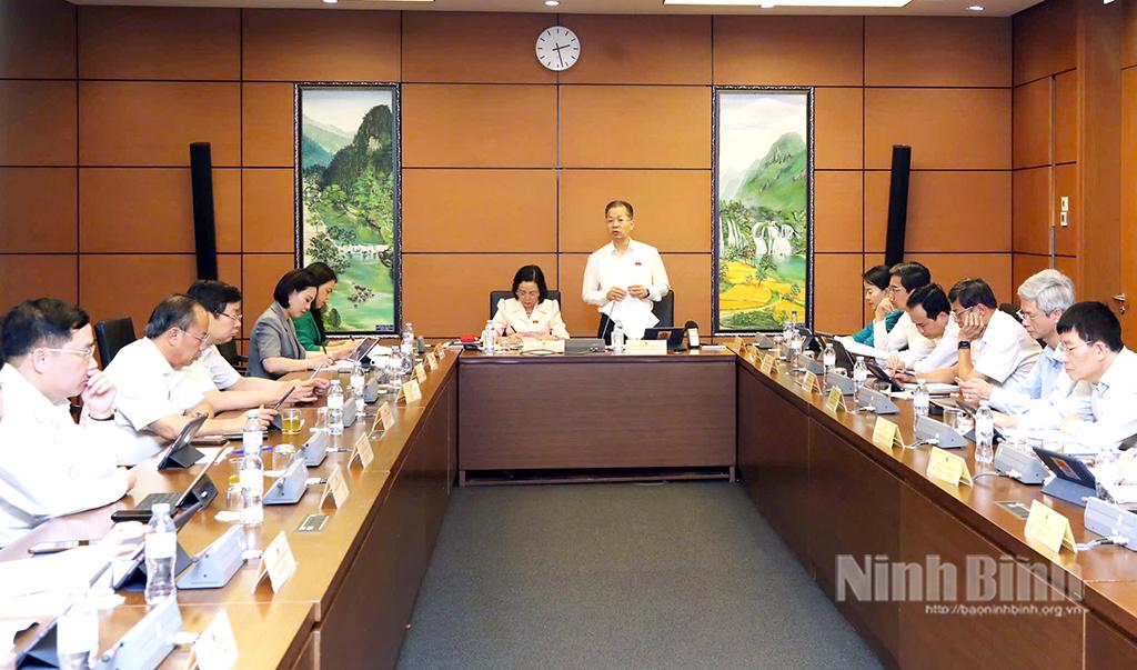 Các đại biểu tham gia thảo luận tại Tổ.